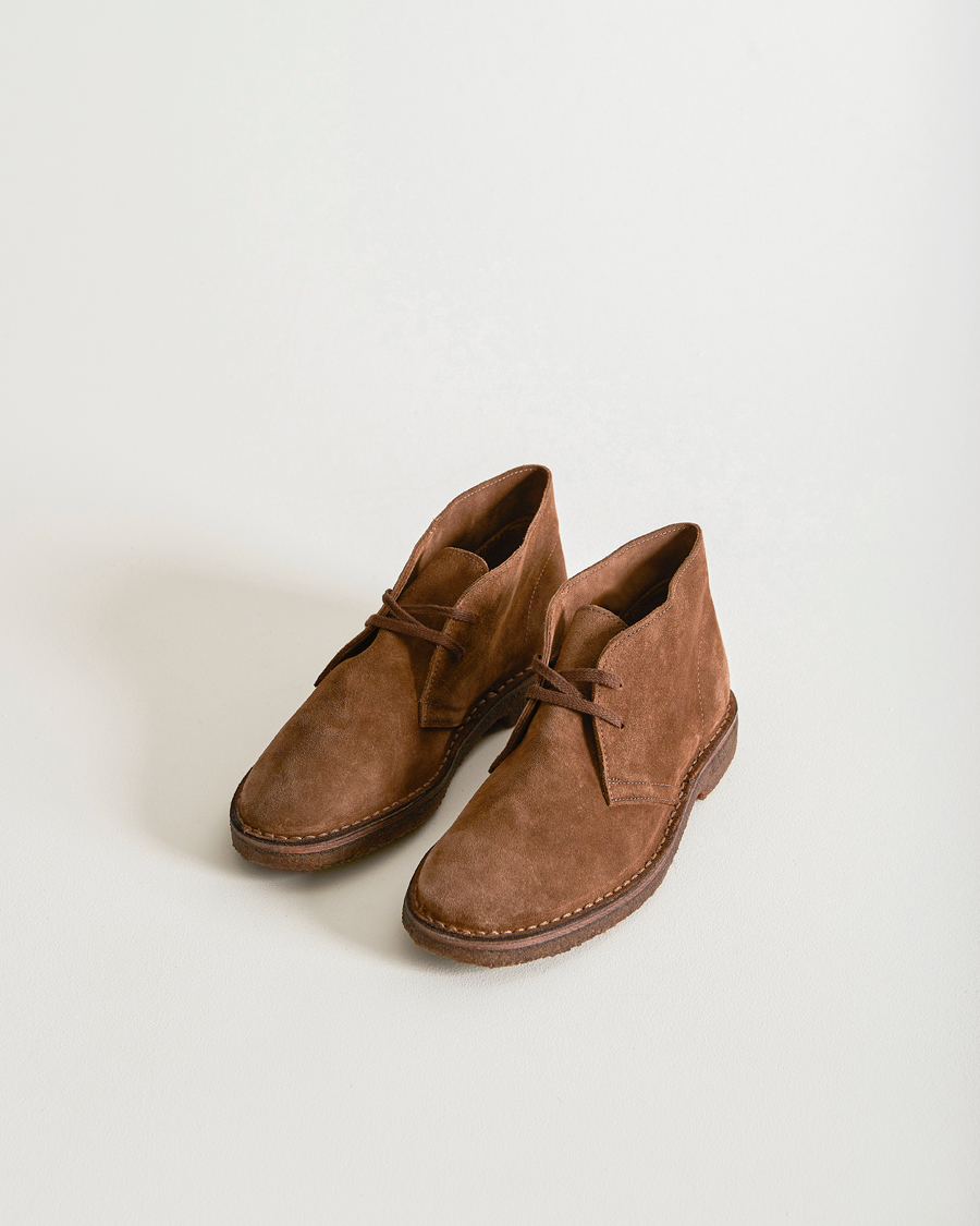 Herre | Chukka boots | Drake's | Clifford Suede Desert Boots Light Brown