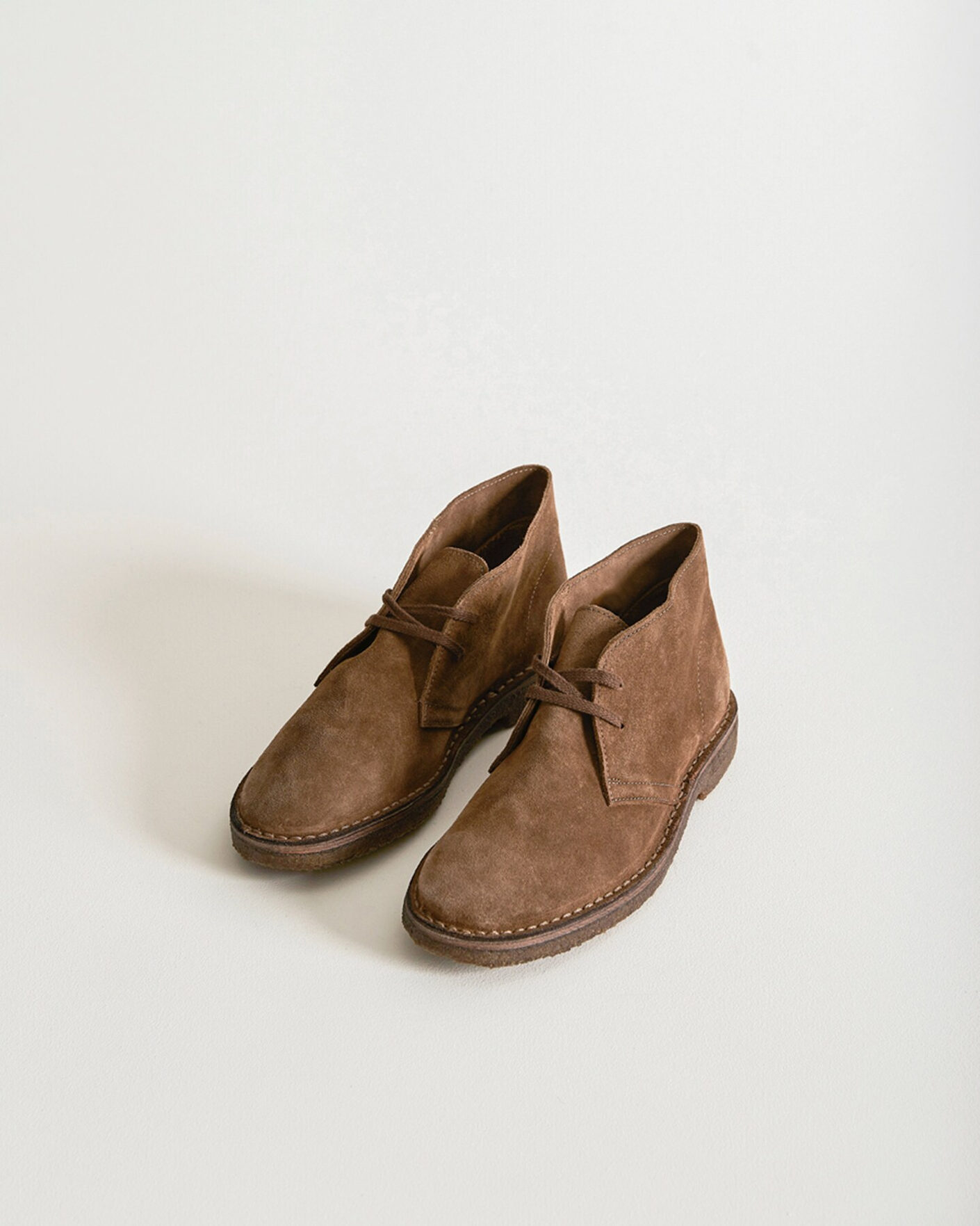 Herre | Støvler | Drake's | Clifford Suede Desert Boots Light Brown