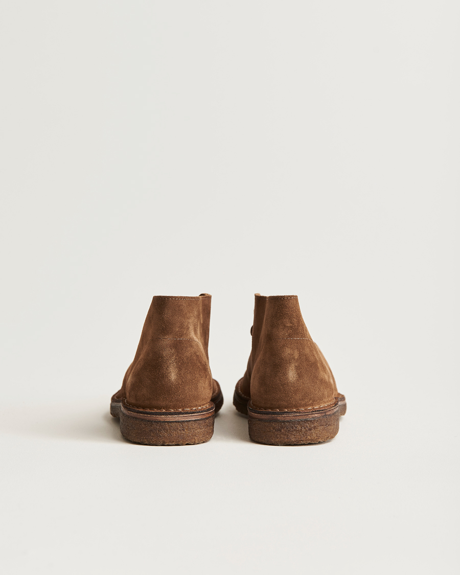 Herre | Støvler | Drake's | Clifford Suede Desert Boots Light Brown