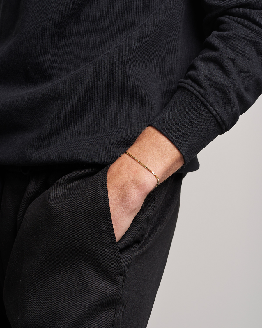 Herre | Tilbehør | Tom Wood | Square Bracelet Gold