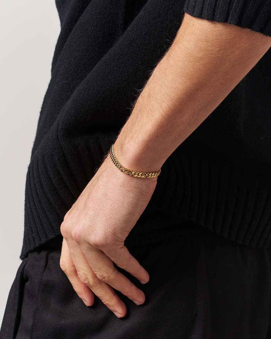 Herre | Udsalg tilbehør | Tom Wood | Curb Bracelet L Gold