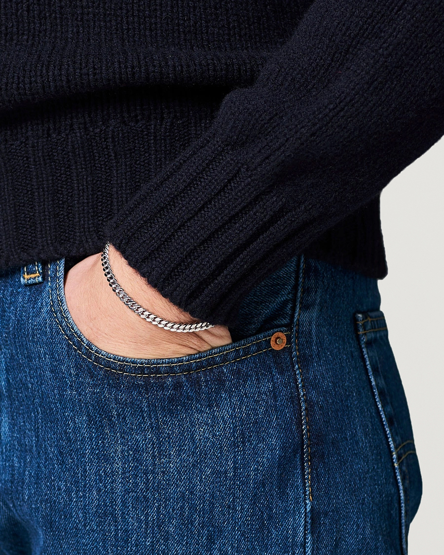 Herre | Armbånd | Tom Wood | Curb Bracelet L Silver