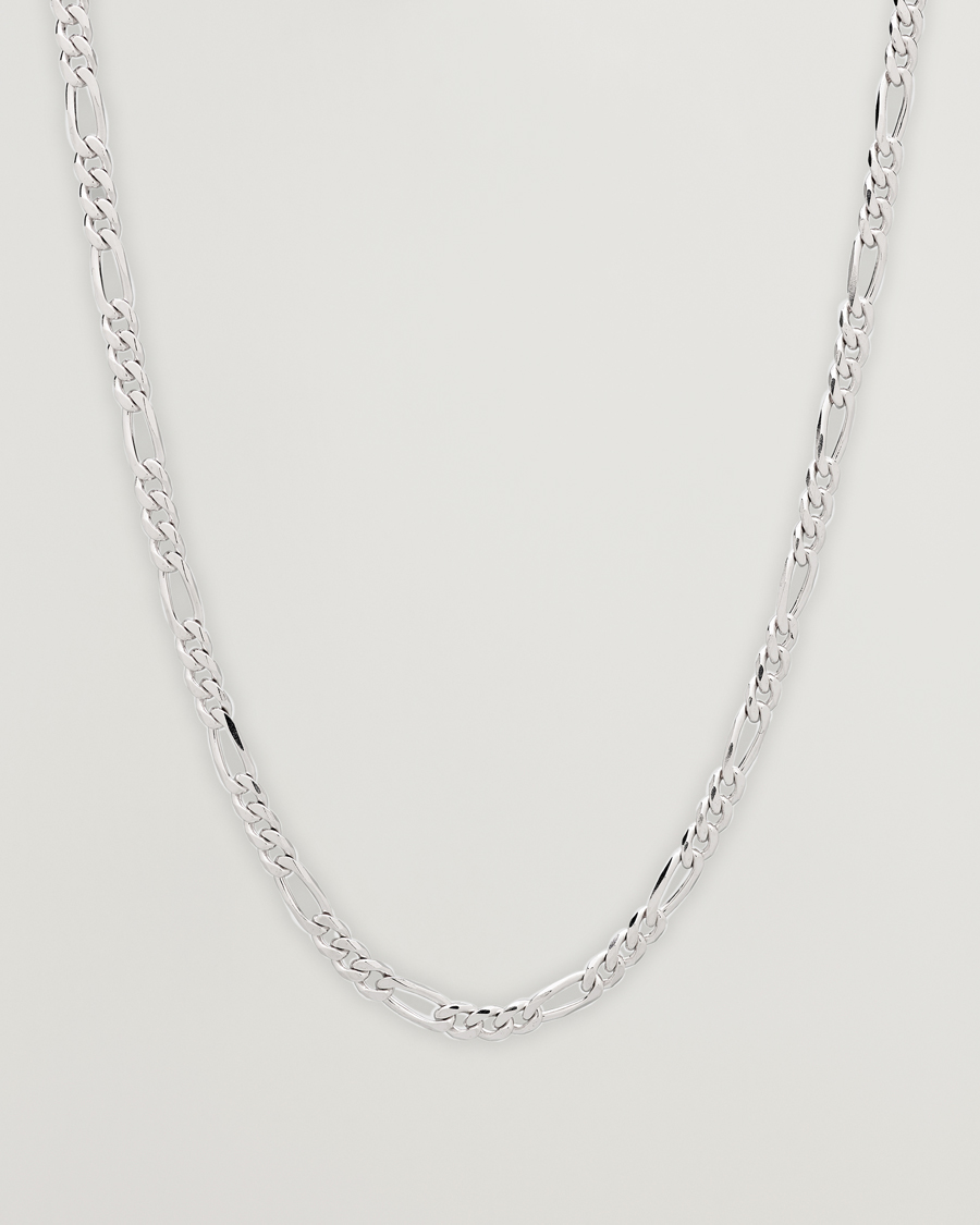 Herre | Tom Wood | Tom Wood | Figaro Chain Necklace Silver