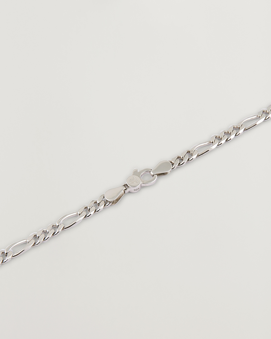 Herre | Tom Wood Figaro Chain Necklace Silver | Tom Wood | Figaro Chain Necklace Silver