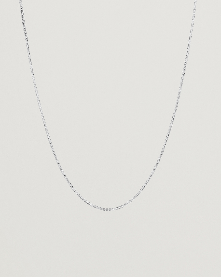 Herre | Tom Wood | Tom Wood | Square Chain M Necklace Silver