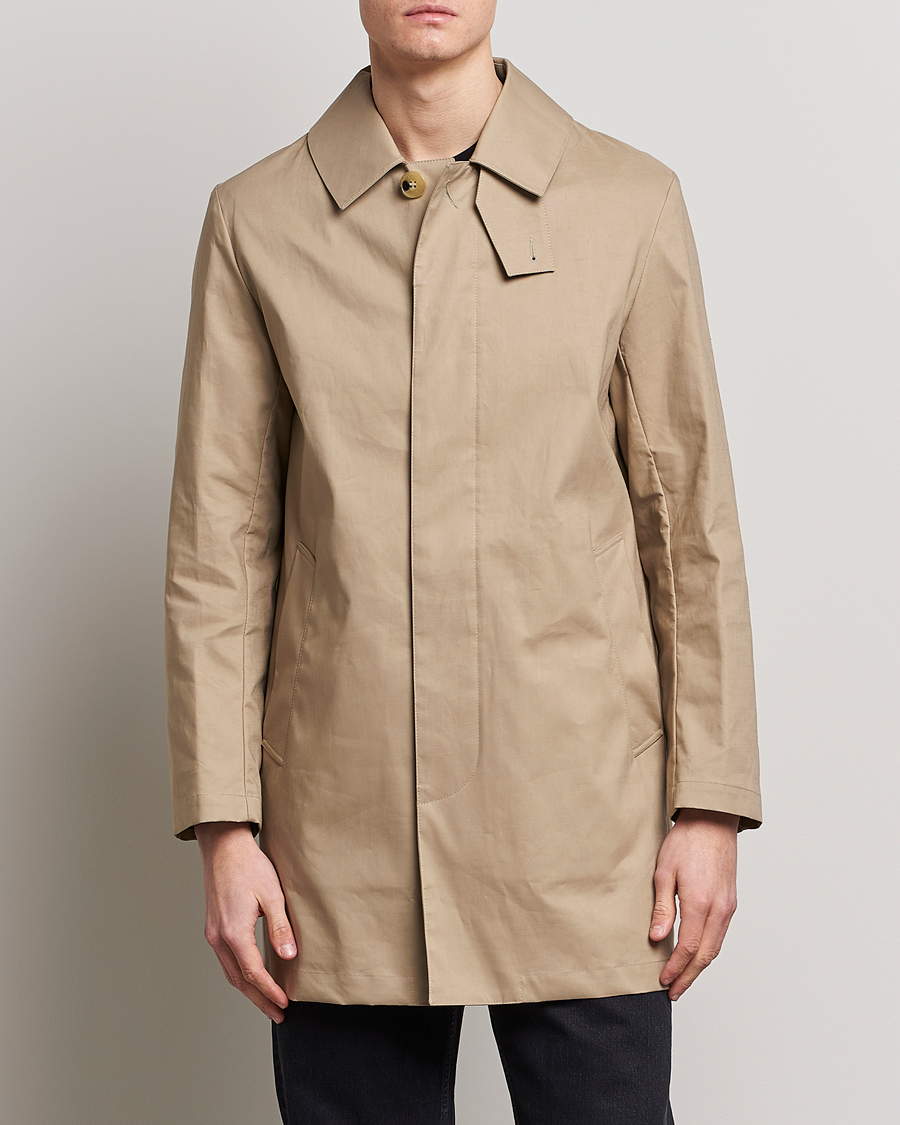 Herre | Gå regnen i møde med stil | Mackintosh | Cambridge Car Coat Fawn