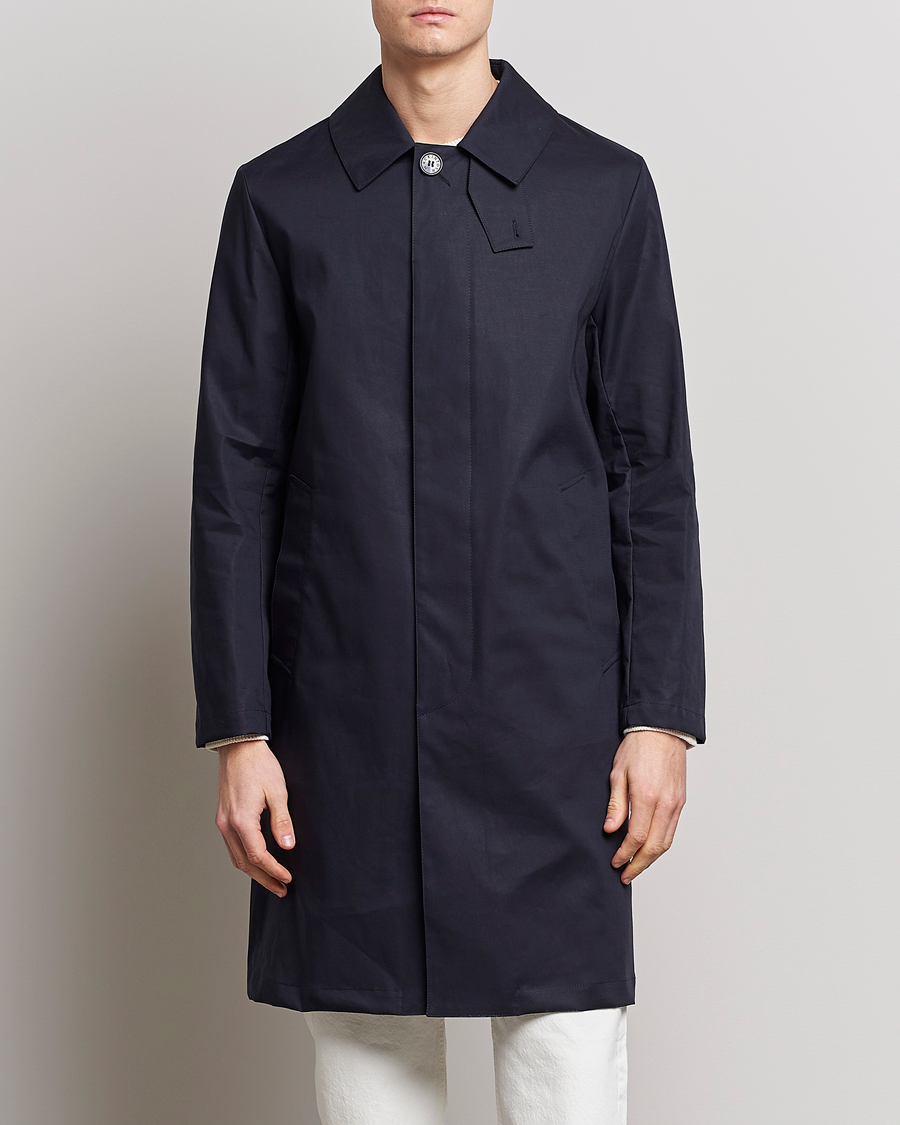 Herre | Gå regnen i møde med stil | Mackintosh | Manchester Car Coat Navy