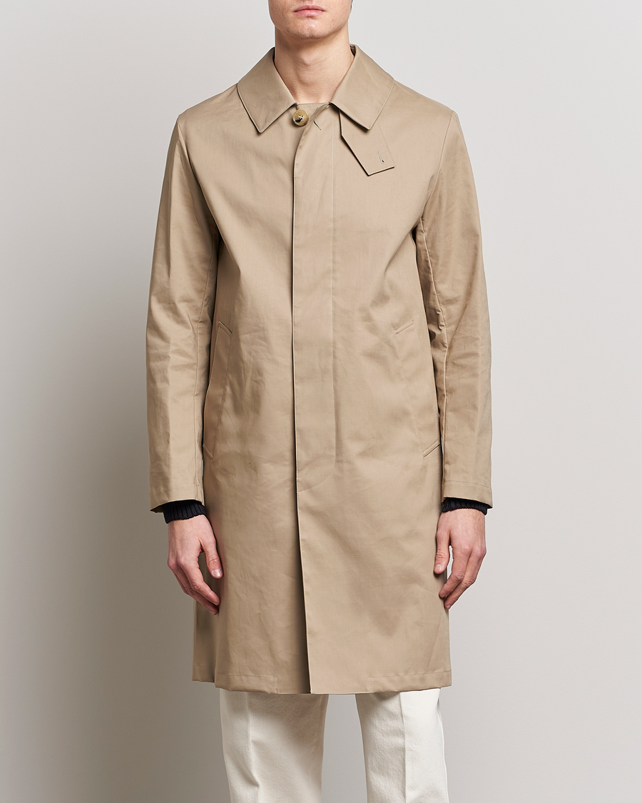 Herre | Gå regnen i møde med stil | Mackintosh | Manchester Car Coat Fawn