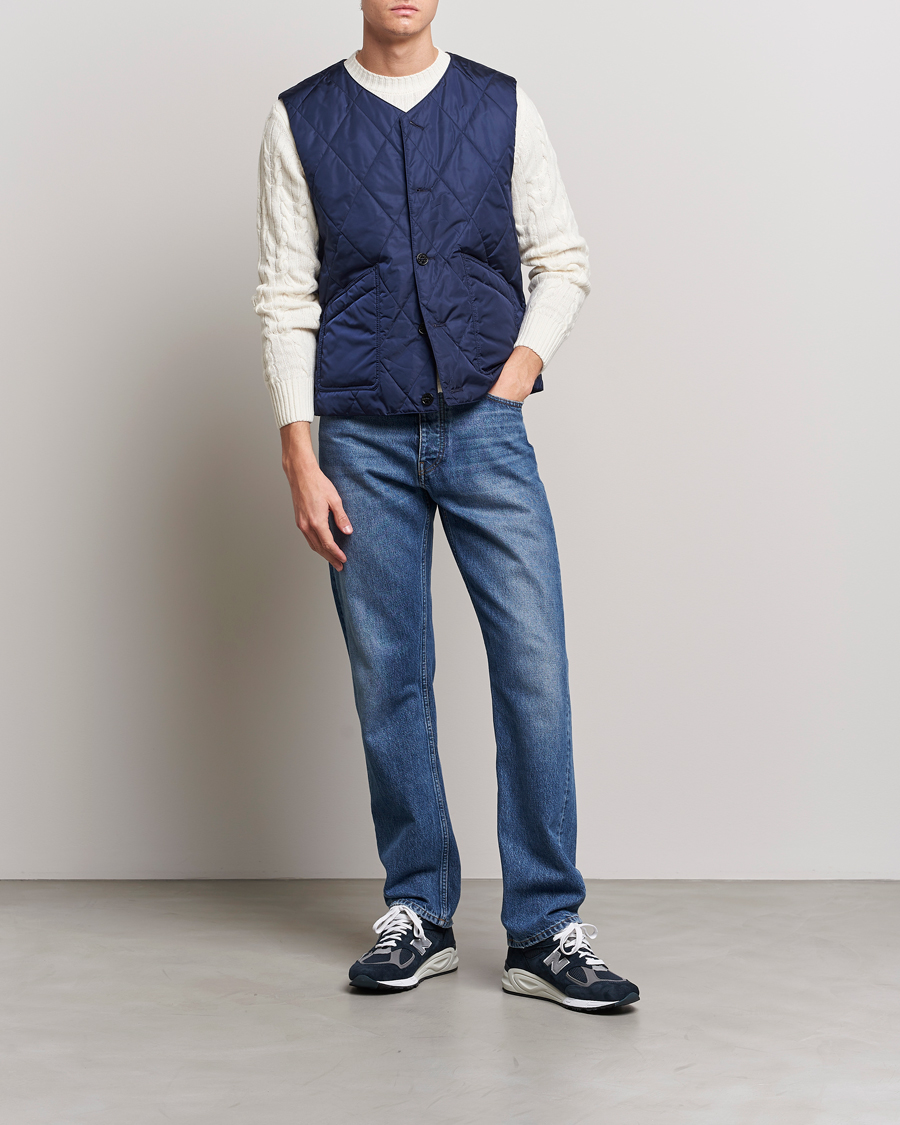 Herre | Veste | Mackintosh | Hig Quilted Liner Blue