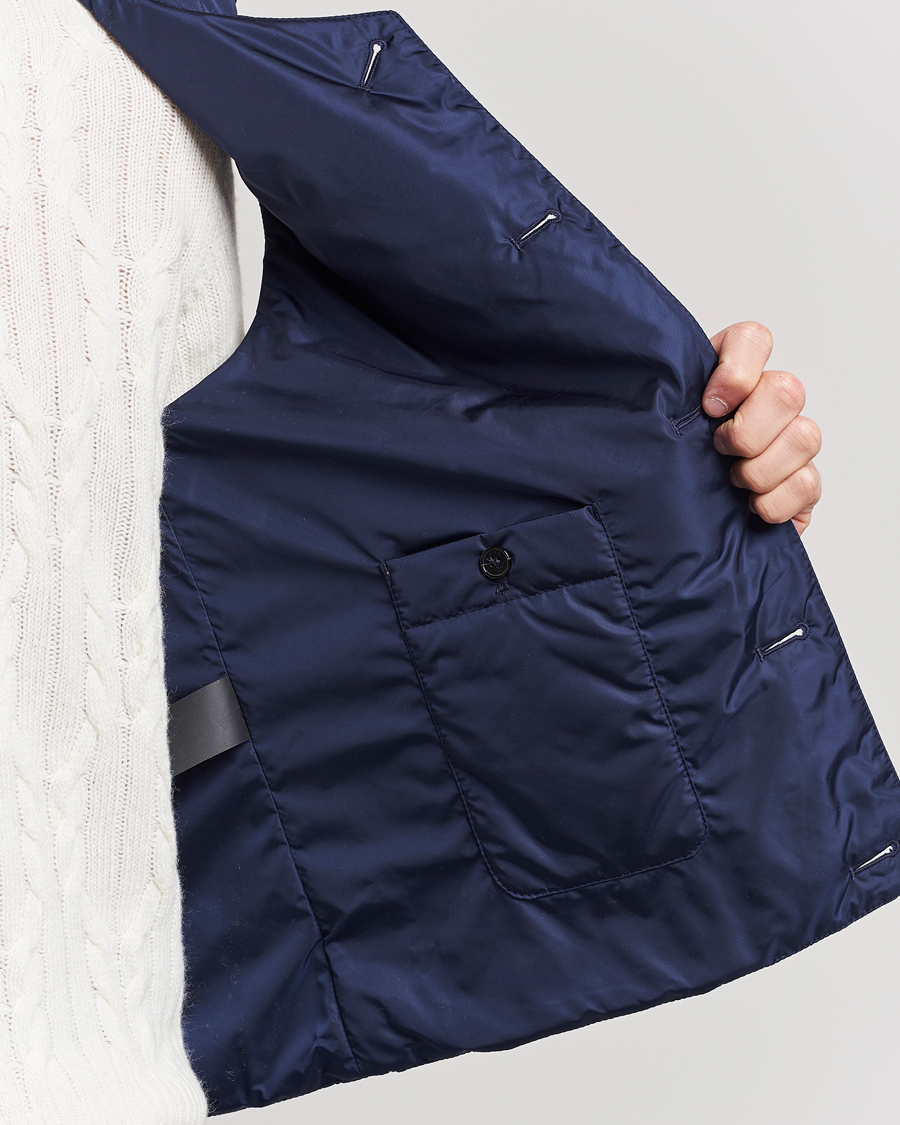 Herre | Veste | Mackintosh | Hig Quilted Liner Blue