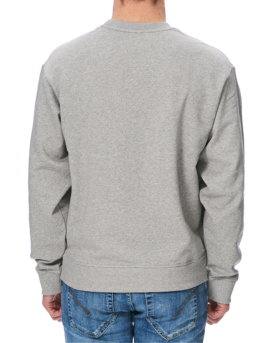 Herre | Trøjer | KENZO | Velvet Tiger Head Crew Neck Sweatshirt Grey