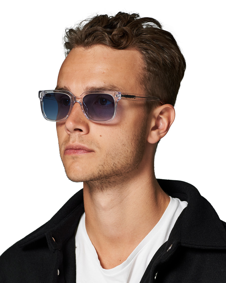 Herre | Axel Arigato Jet Square Sunglasses Clear crystal/fading blue | Axel Arigato | Jet Square Sunglasses Clear crystal/fading blue