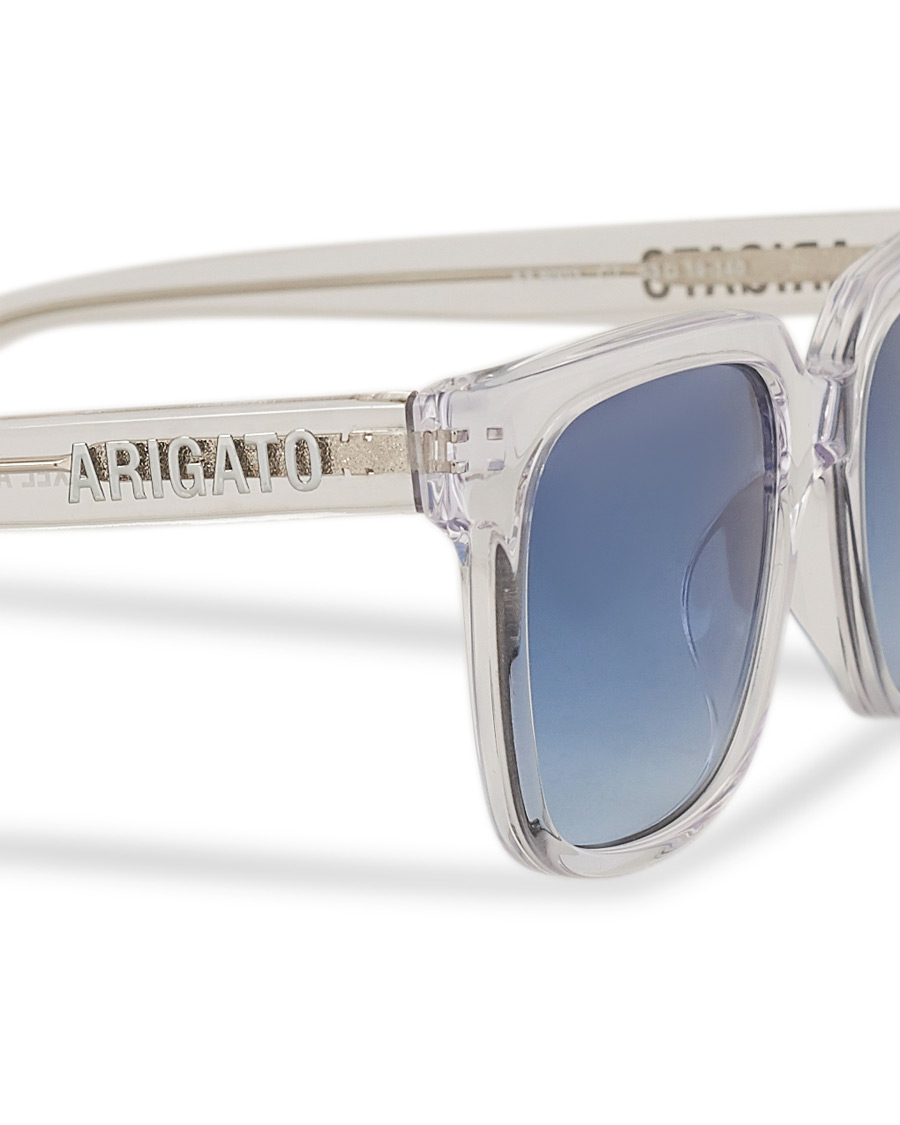 Herre | Axel Arigato Jet Square Sunglasses Clear crystal/fading blue | Axel Arigato | Jet Square Sunglasses Clear crystal/fading blue