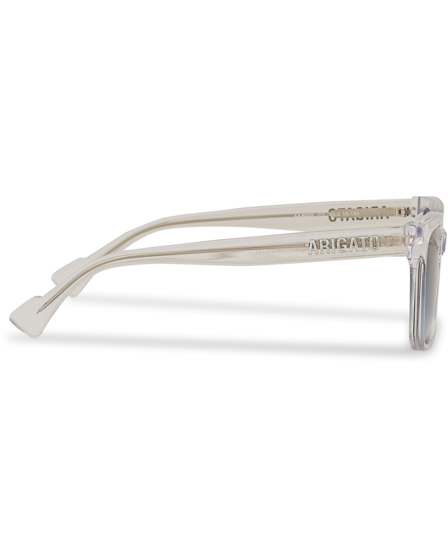 Herre | Axel Arigato Jet Square Sunglasses Clear crystal/fading blue | Axel Arigato | Jet Square Sunglasses Clear crystal/fading blue