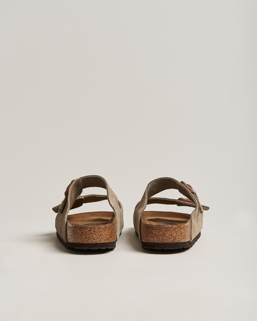 Herre | Sandaler & Hjemmesko | BIRKENSTOCK | Arizona Soft Footbed Taupe Suede