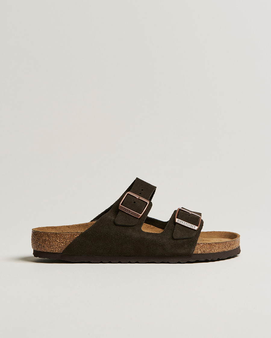 BIRKENSTOCK Arizona Soft Mocha Suede CareOfCarl.dk