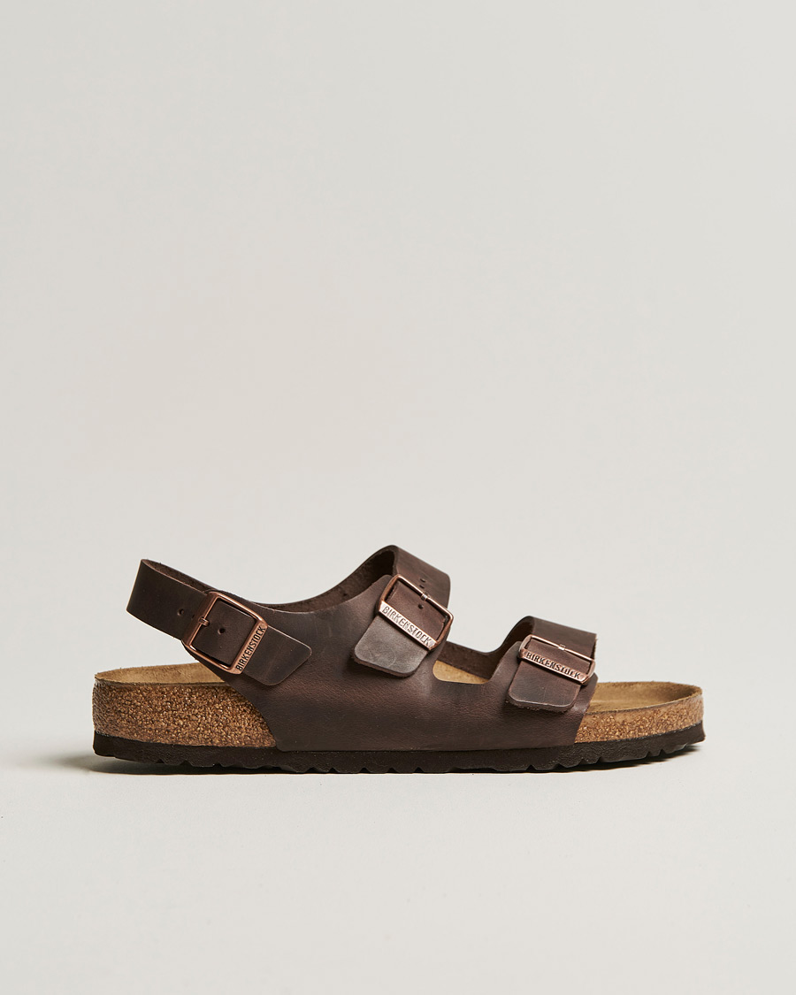 Herre | BIRKENSTOCK Milano Classic Footbed Habana Oiled Leather | BIRKENSTOCK | Milano Classic Footbed Habana Oiled Leather