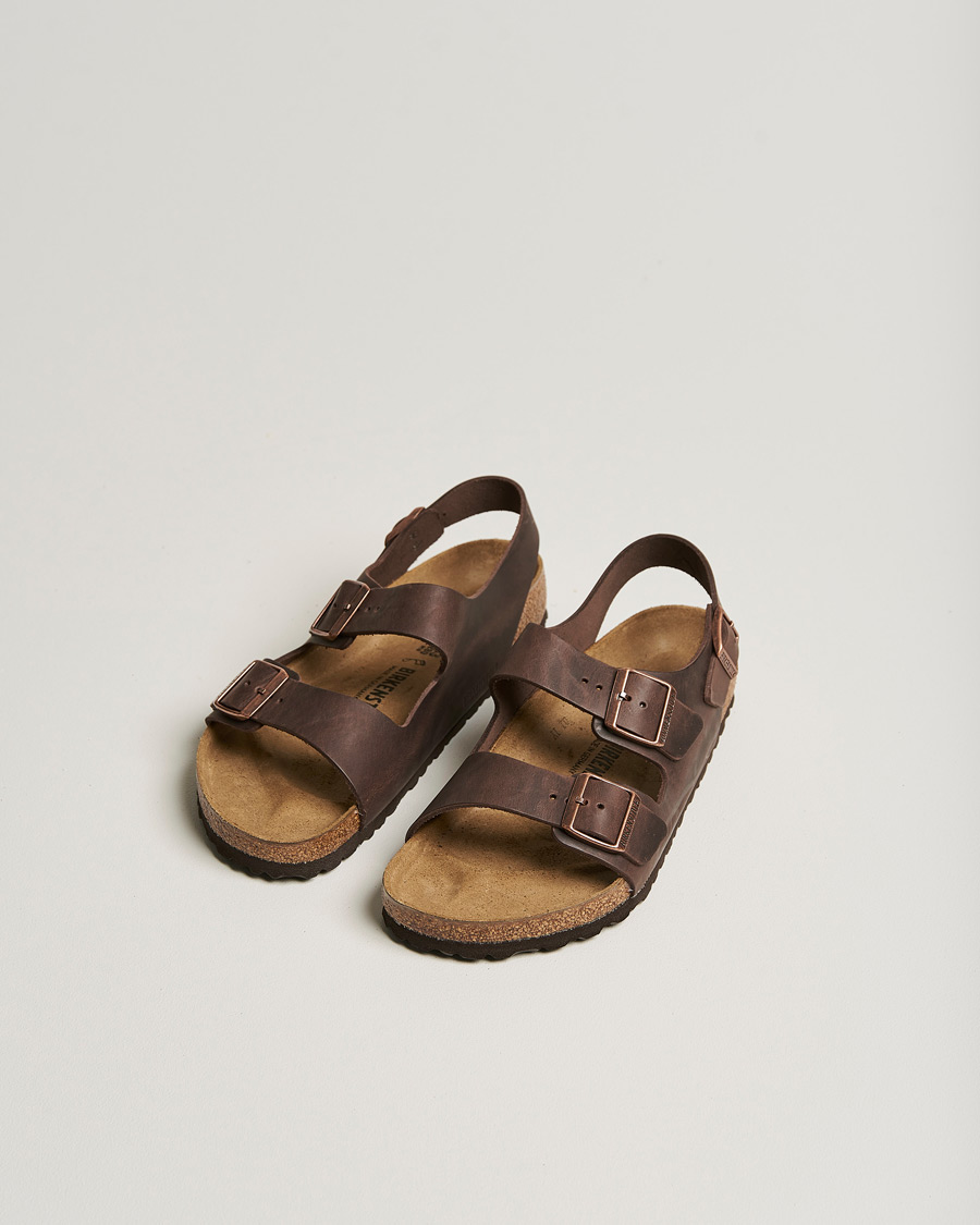 Herre | BIRKENSTOCK Milano Classic Footbed Habana Oiled Leather | BIRKENSTOCK | Milano Classic Footbed Habana Oiled Leather
