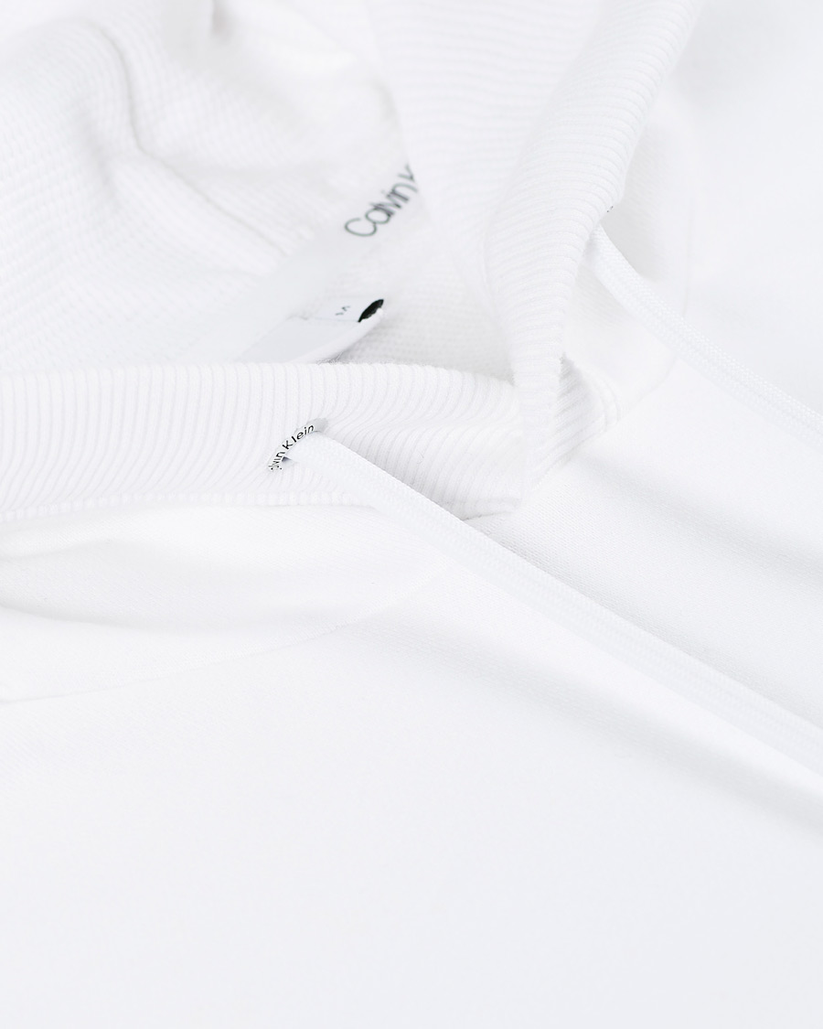 Herre | Trøjer | Calvin Klein | Small Chest Logo Hoodie Bright White