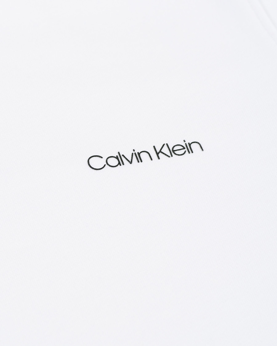 Herre | Trøjer | Calvin Klein | Small Chest Logo Hoodie Bright White