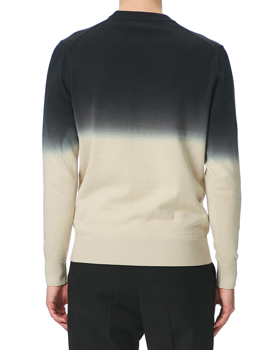 Herre | Trøjer | Calvin Klein | Dip Dyed Crew Neck Sweater Black