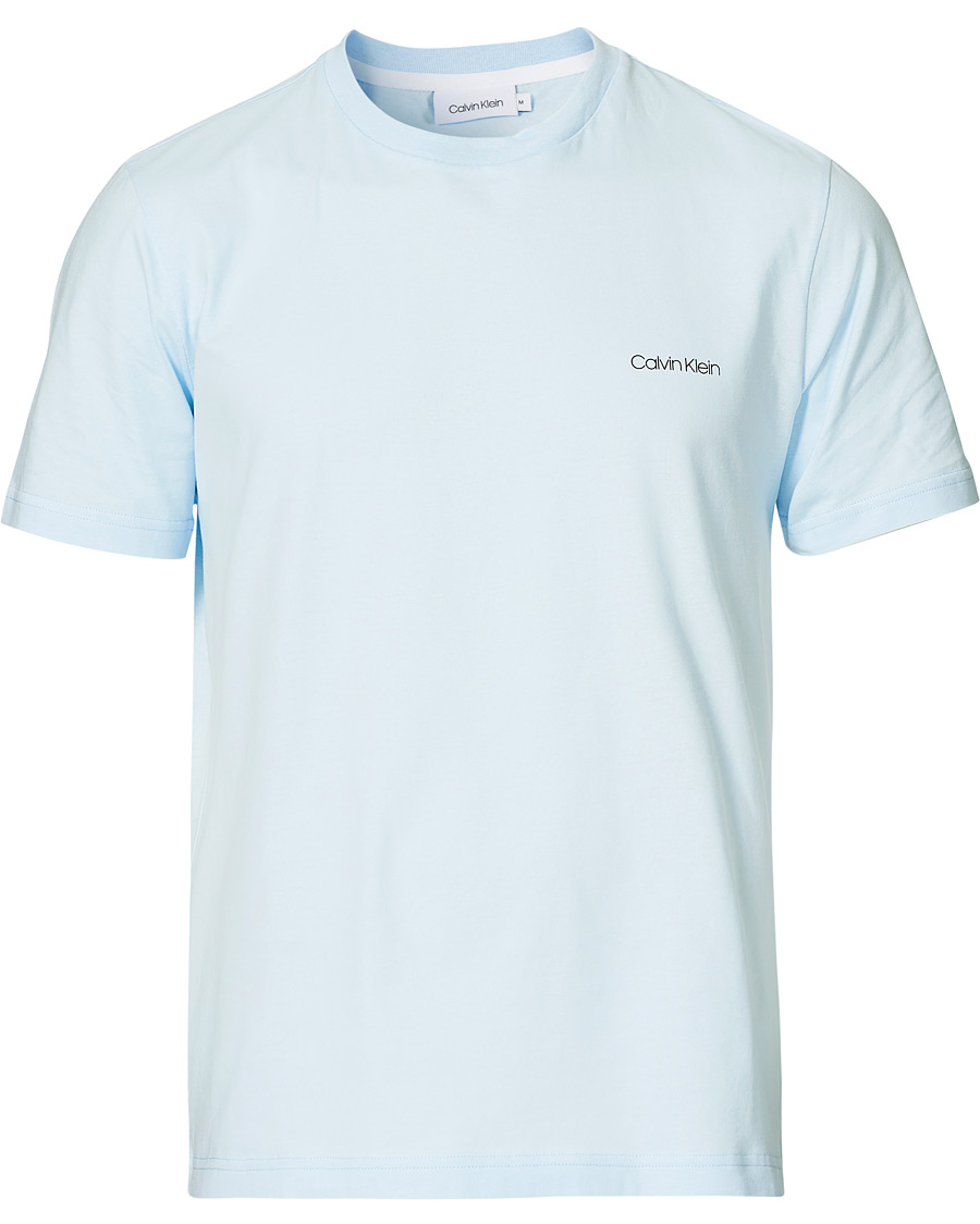 Herre | T-Shirts | Calvin Klein | Chest Logo Crew Neck Tee Kingly Blue