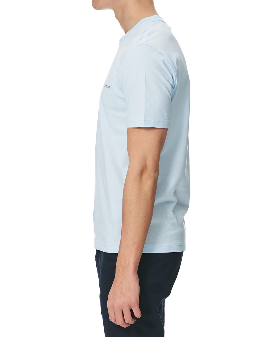 Herre | T-Shirts | Calvin Klein | Chest Logo Crew Neck Tee Kingly Blue