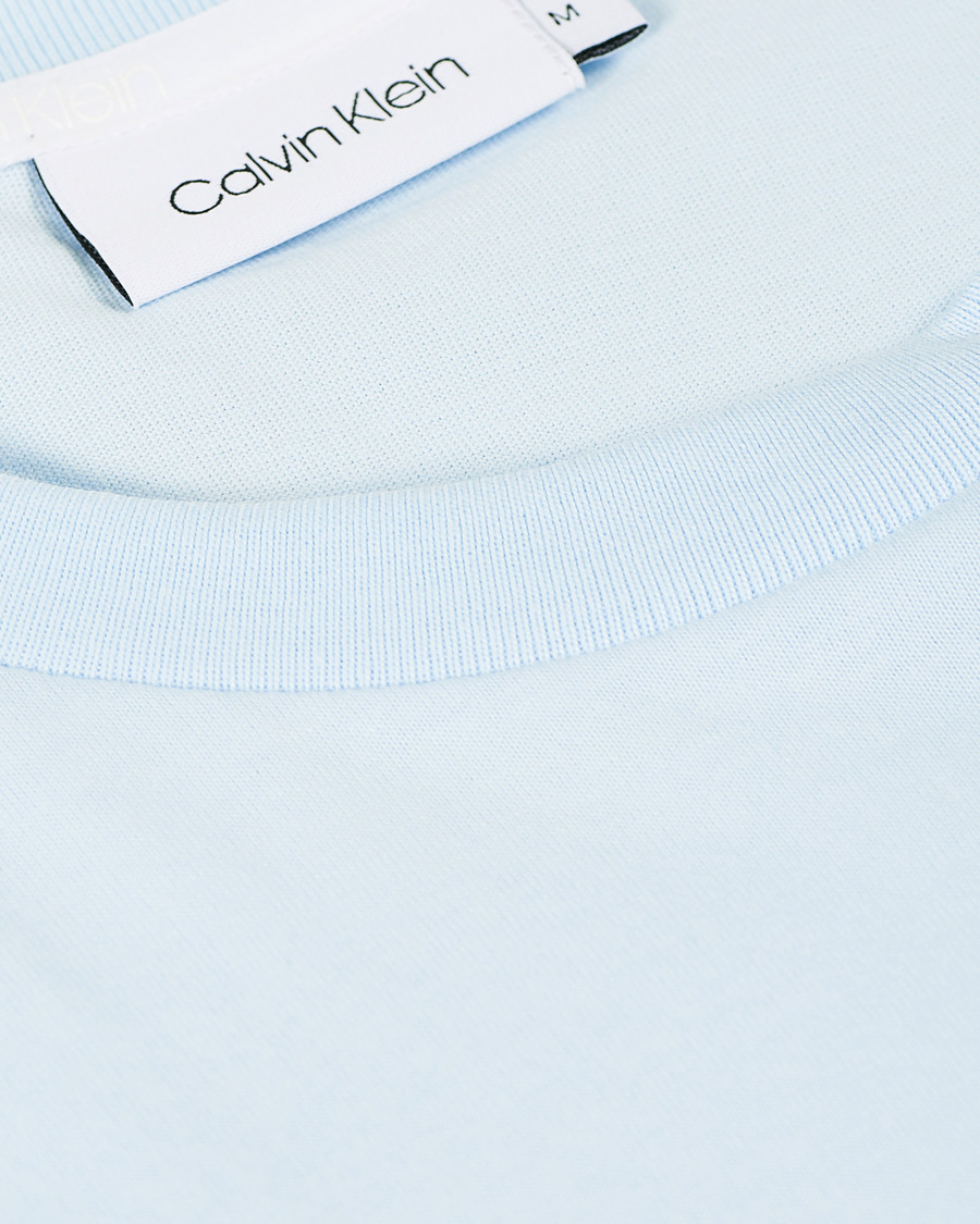 Herre | T-Shirts | Calvin Klein | Chest Logo Crew Neck Tee Kingly Blue