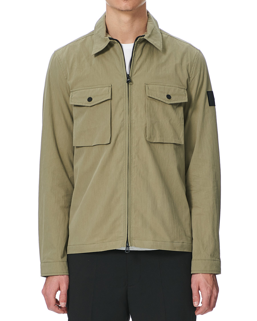 Herre | Calvin Klein Light Shirt Jacket Delta Green | Calvin Klein | Light Shirt Jacket Delta Green
