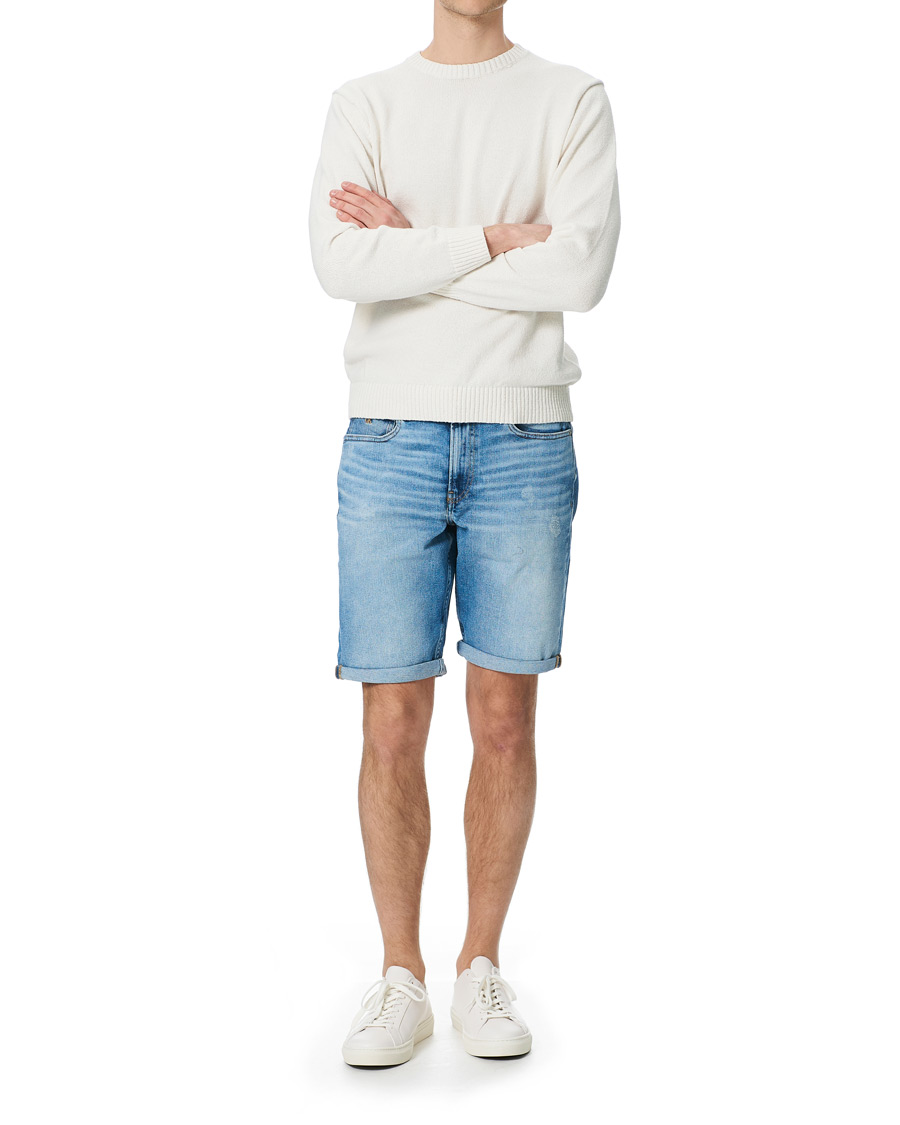 Herre | Shorts | Calvin Klein Jeans | Regular Fit Stretch Denim Shorts Light Blue