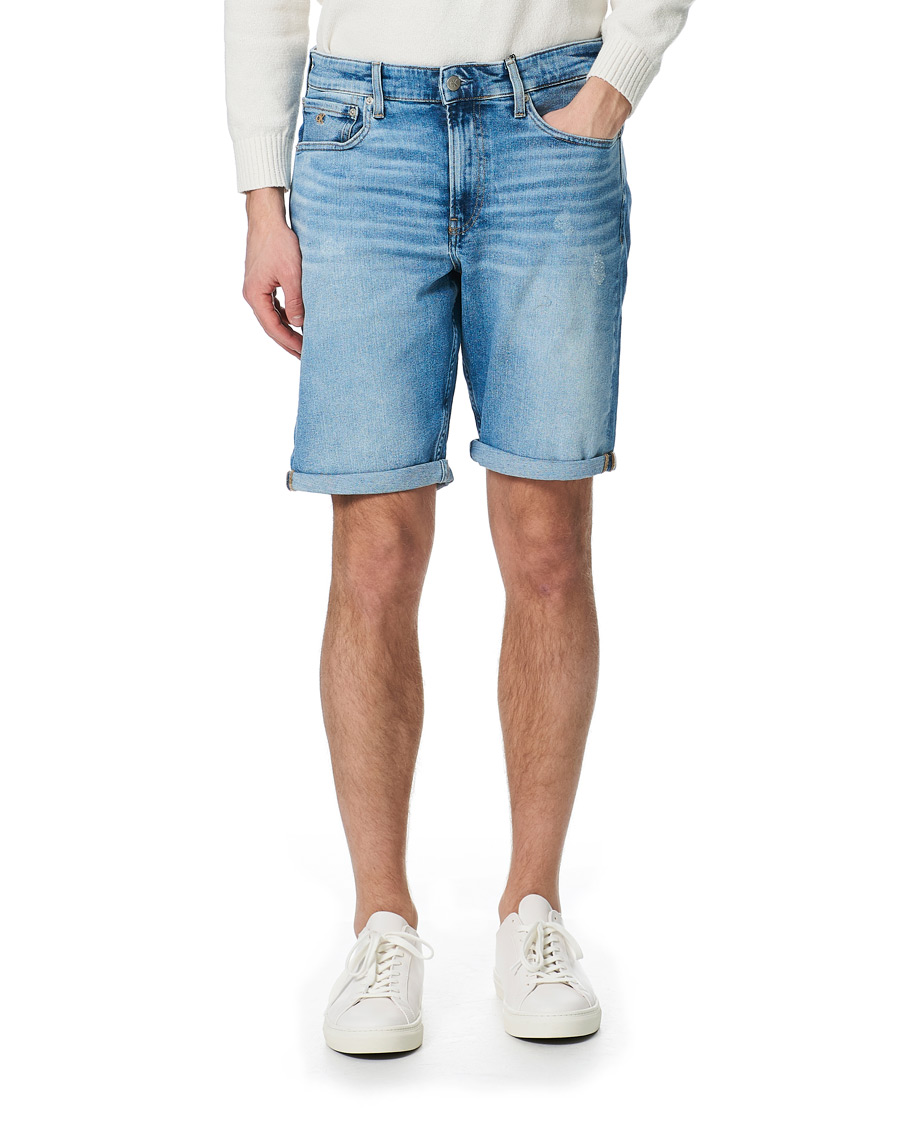 Herre | Shorts | Calvin Klein Jeans | Regular Fit Stretch Denim Shorts Light Blue