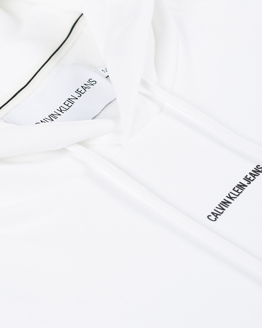 Herre | Trøjer | Calvin Klein Jeans | Micro Branding Hoodie White