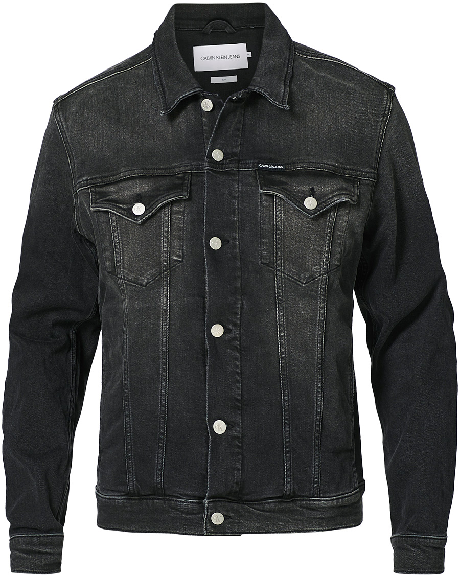 Calvin Foundation Denim Jacket Black CareOfCarl.dk