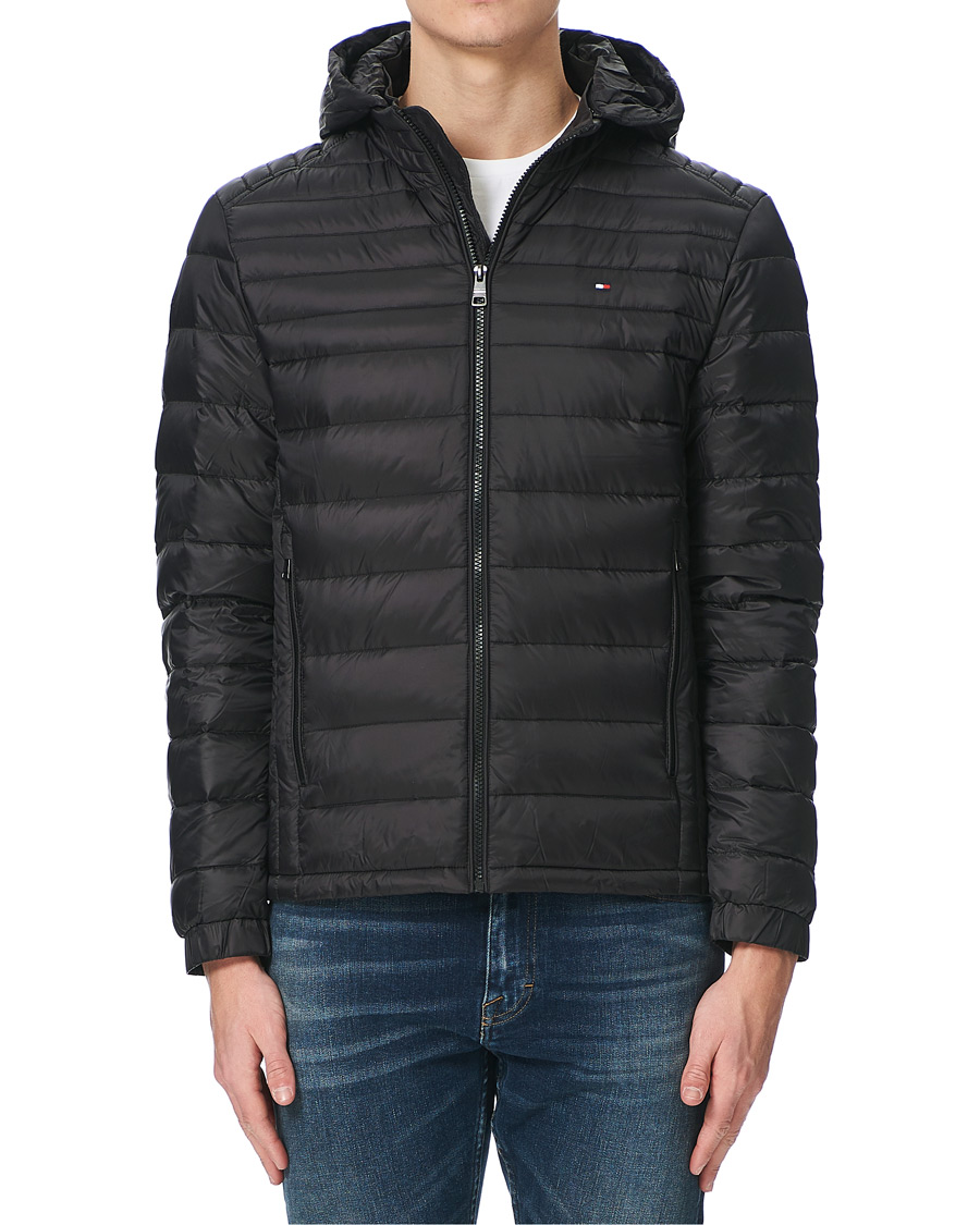 Herre | Jakker | Tommy Hilfiger | Packable Down Hooded Jacket Black