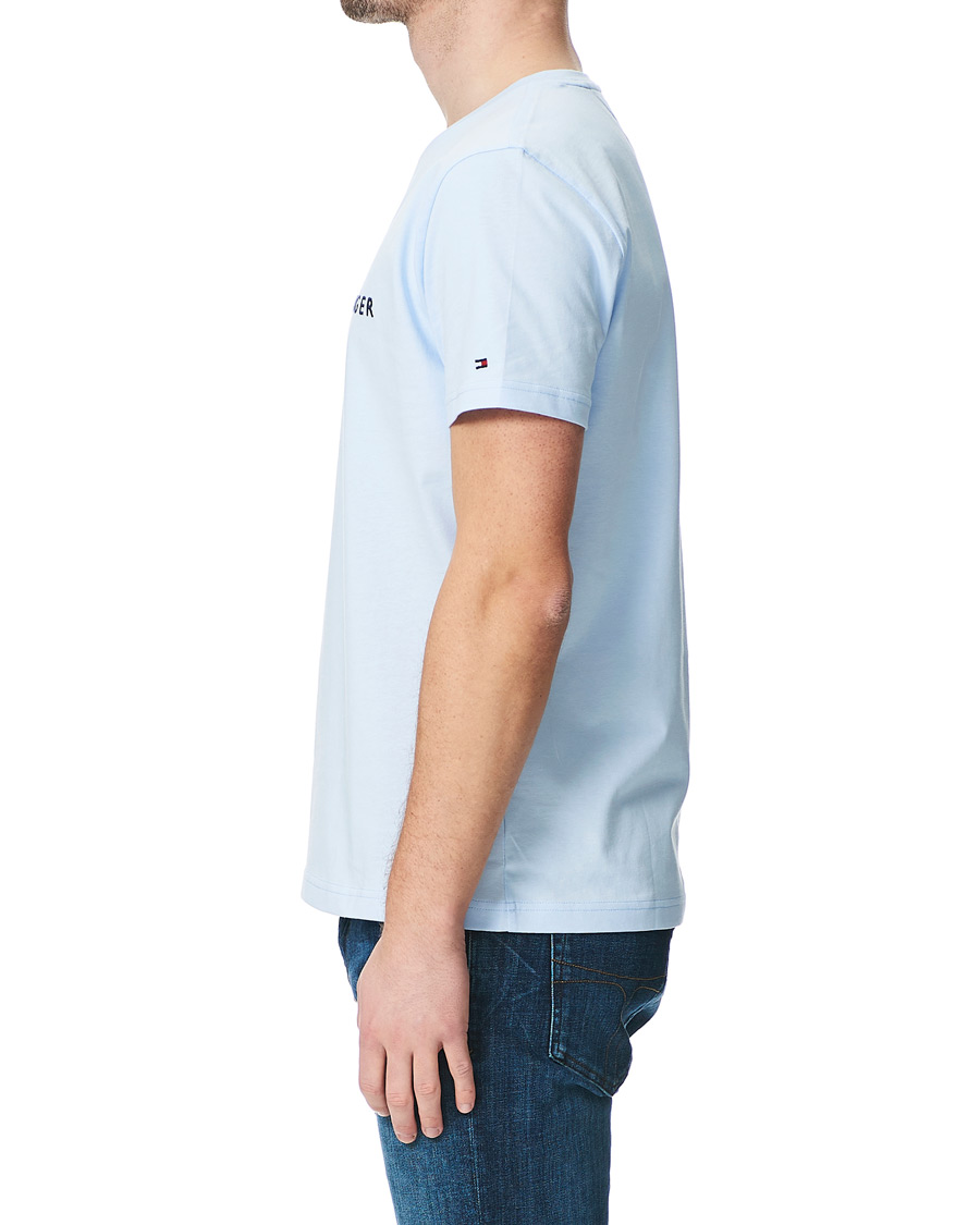 Herre | T-Shirts | Tommy Hilfiger | Logo Crew Neck Tee Sweet Blue