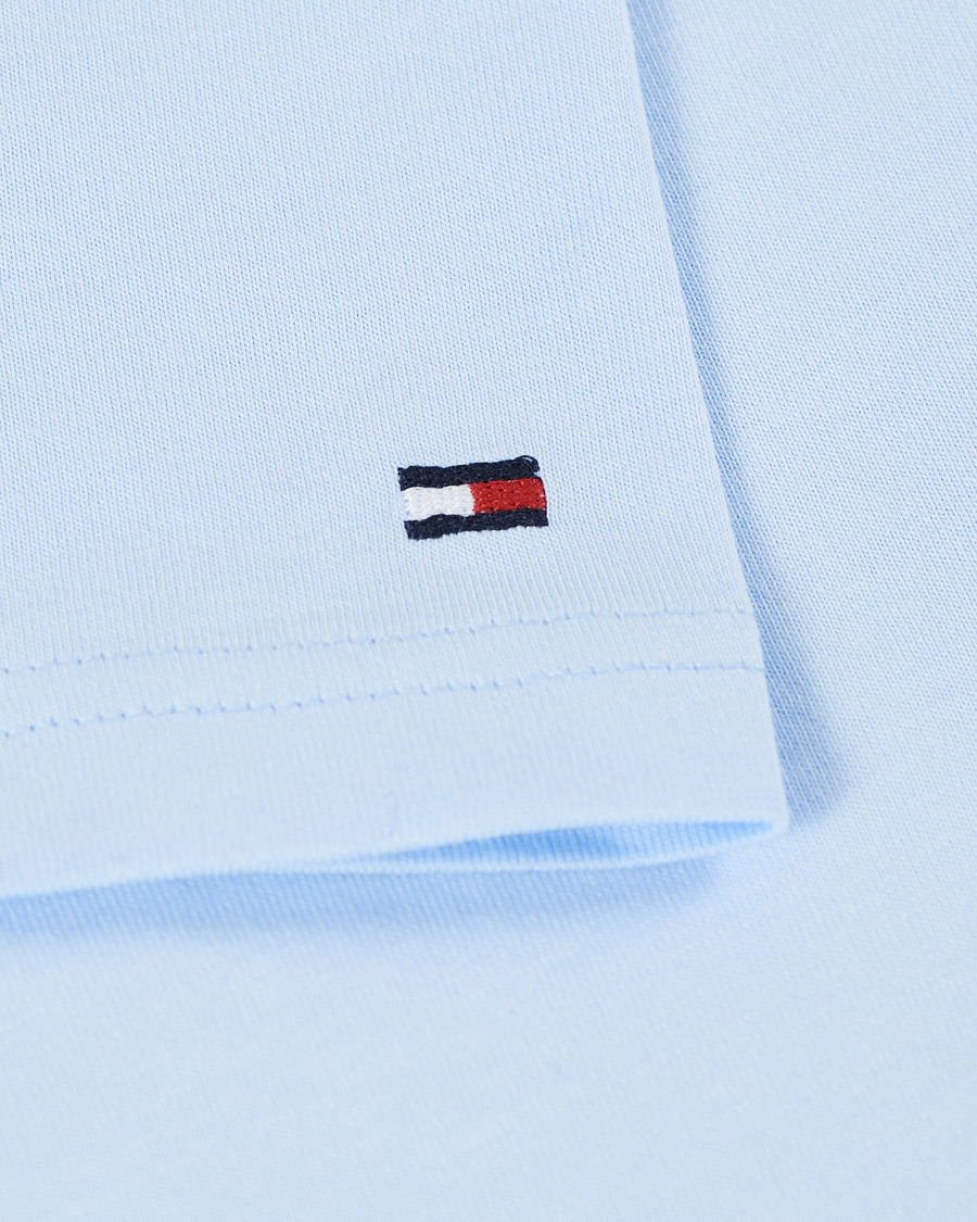 Herre | T-Shirts | Tommy Hilfiger | Logo Crew Neck Tee Sweet Blue