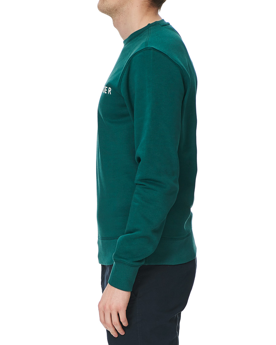 Herre | Trøjer | Tommy Hilfiger | Logo Crew Neck Sweatshirt Rural Green