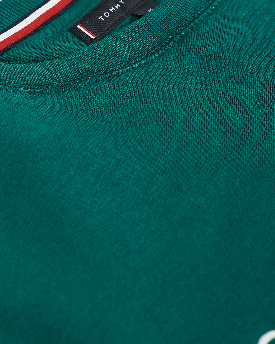Herre | Trøjer | Tommy Hilfiger | Logo Crew Neck Sweatshirt Rural Green