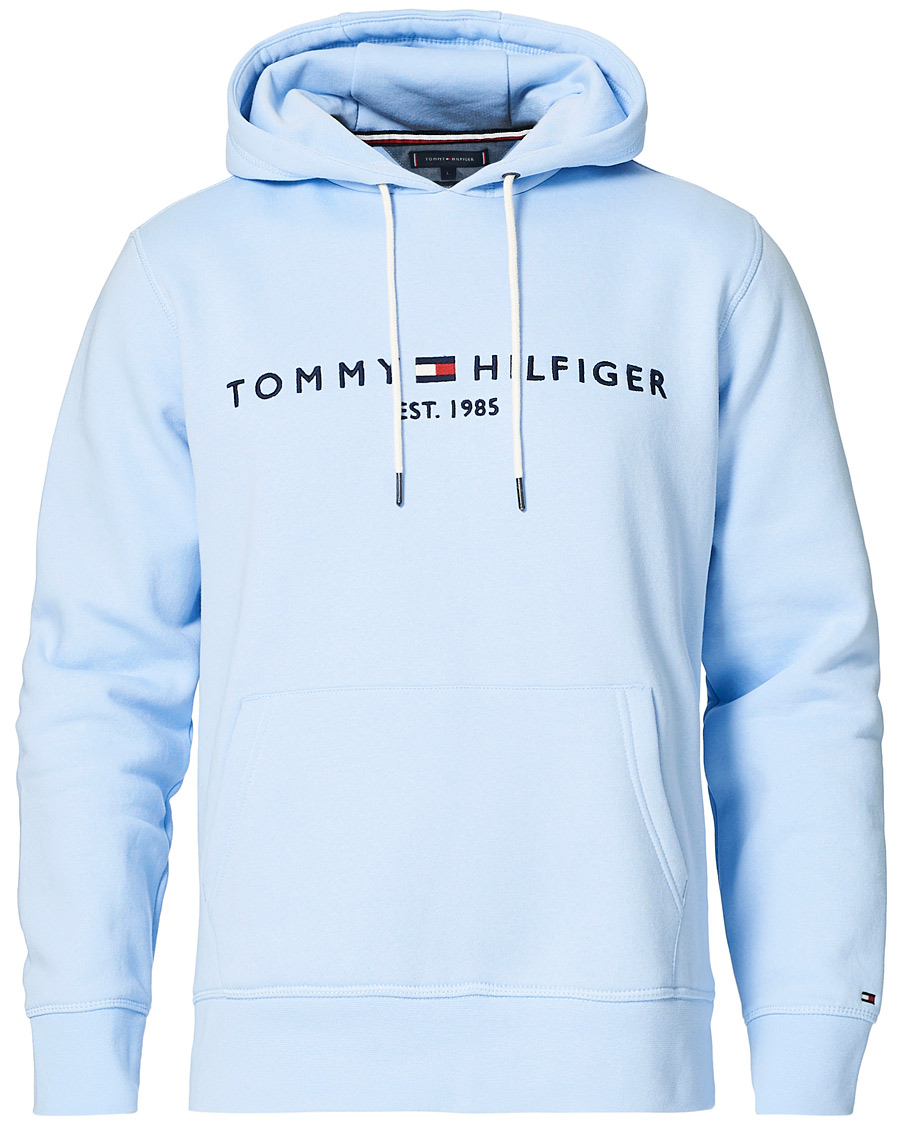 Tommy Hilfiger Hoodie Sweet Blue - CareOfCarl.dk