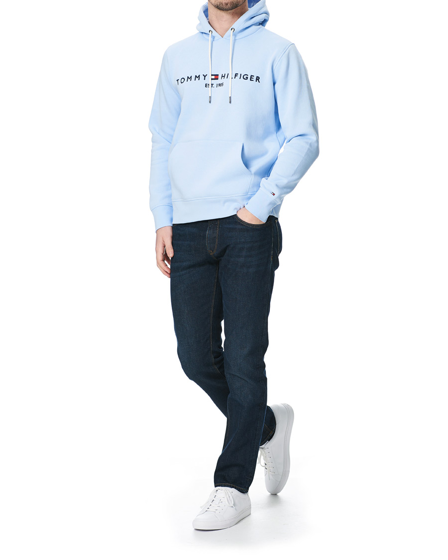 Herre | Trøjer | Tommy Hilfiger | Logo Hoodie Sweet Blue