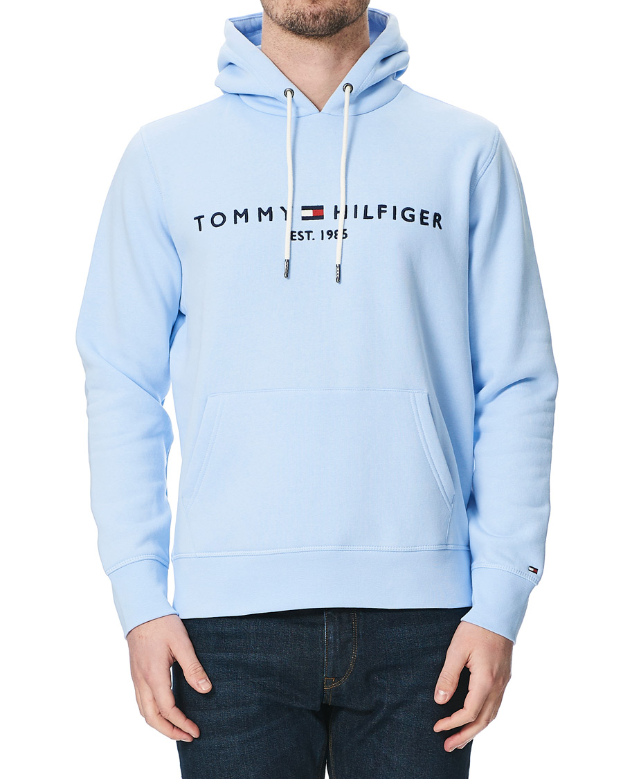Herre | Trøjer | Tommy Hilfiger | Logo Hoodie Sweet Blue