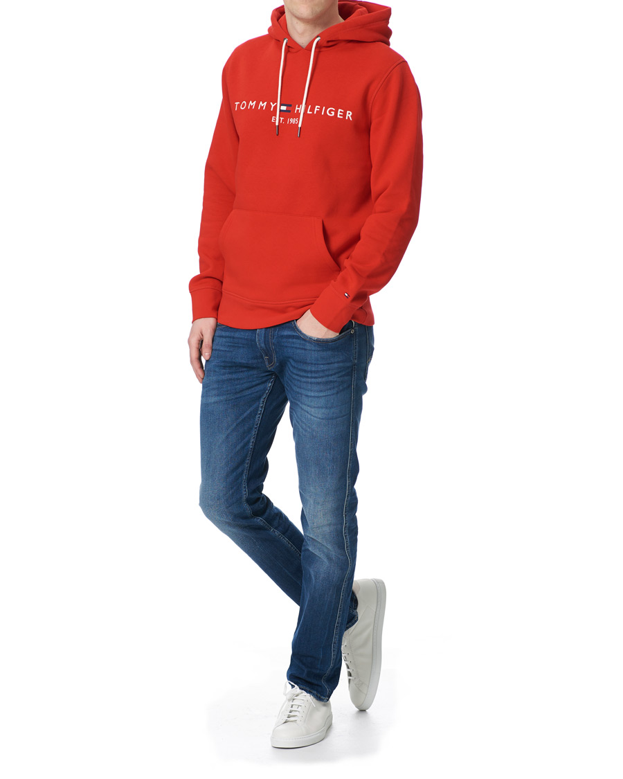 Herre | Trøjer | Tommy Hilfiger | Logo Hoodie Fireworks