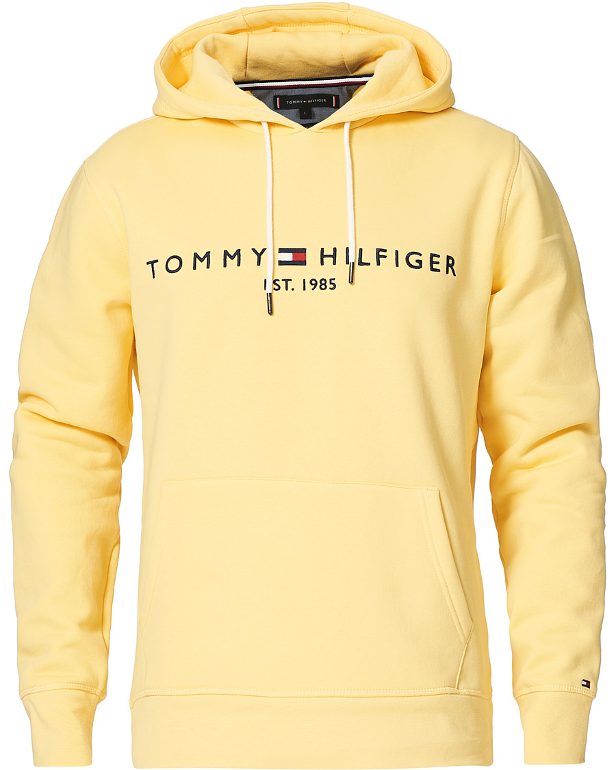 Herre | Trøjer | Tommy Hilfiger | Logo Hoodie Delicate Yellow