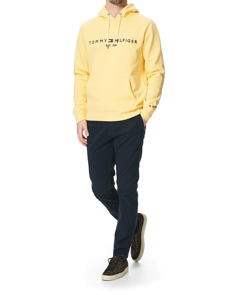 Herre | Trøjer | Tommy Hilfiger | Logo Hoodie Delicate Yellow