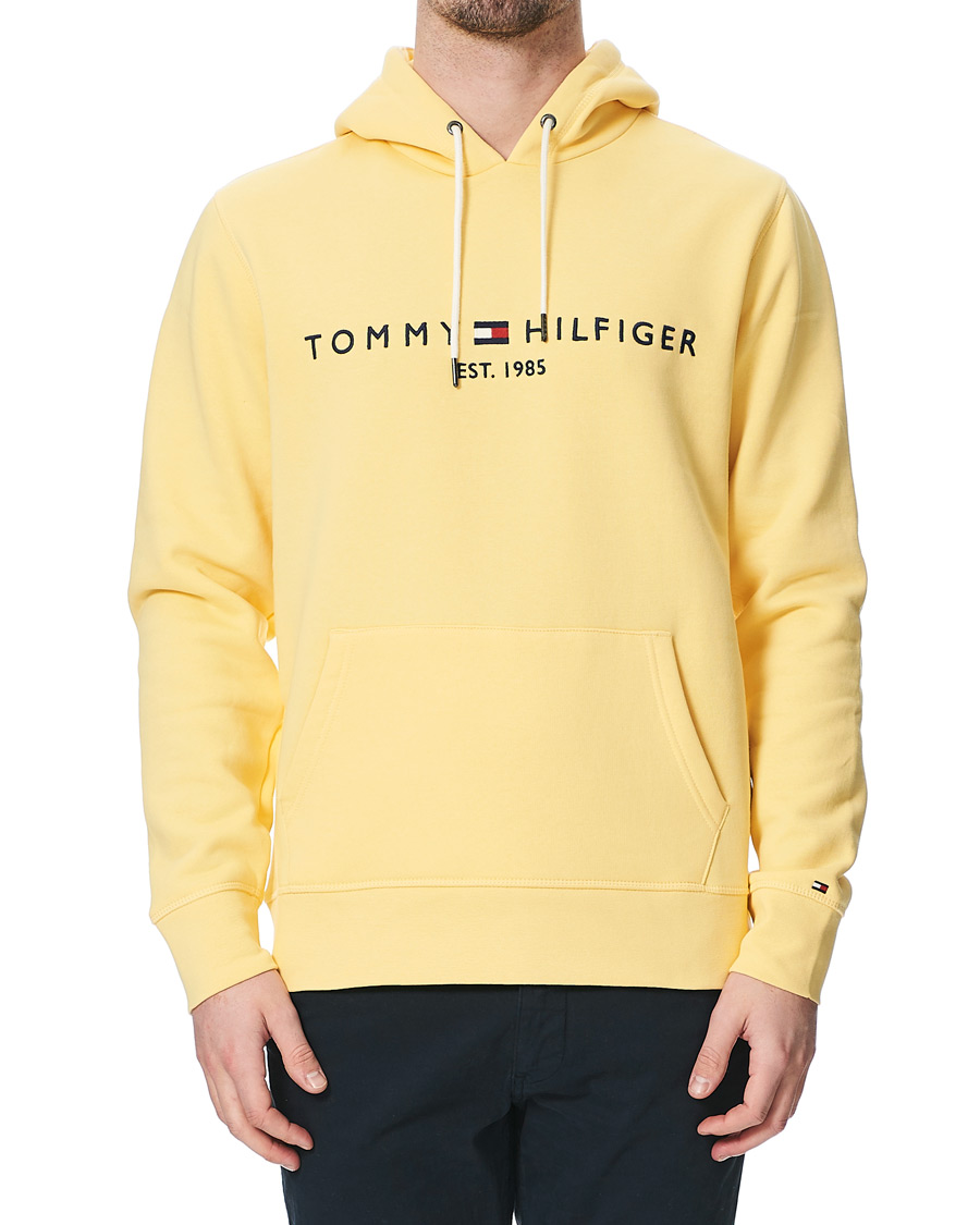 Herre | Trøjer | Tommy Hilfiger | Logo Hoodie Delicate Yellow