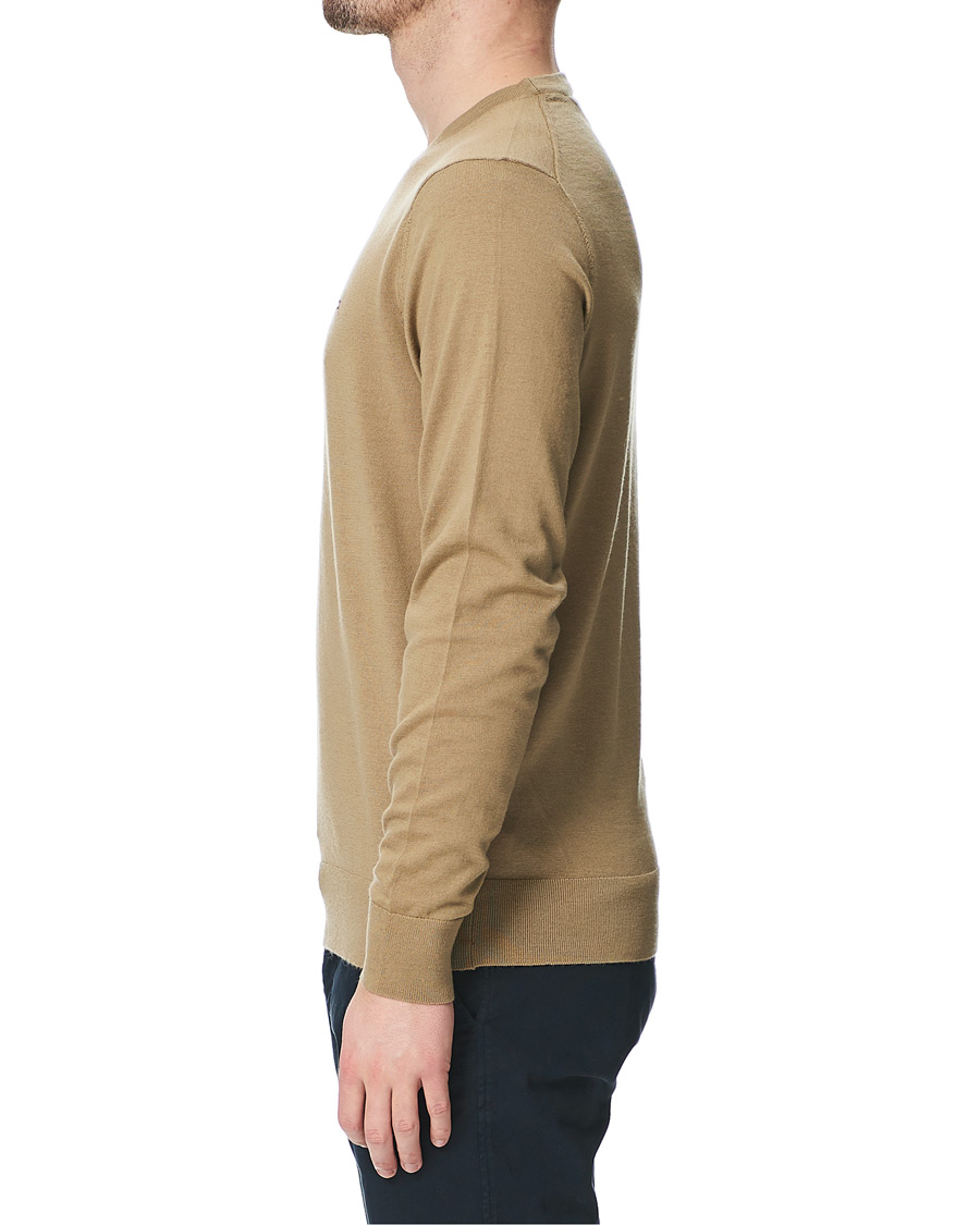 Herre | Trøjer | Tommy Hilfiger | Fine Gauge Merino Wool Crew Neck Camel