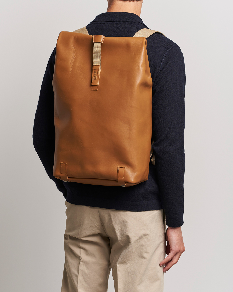 Herre |  | Brooks England | Pickwick Large Leather Backpack Honey
