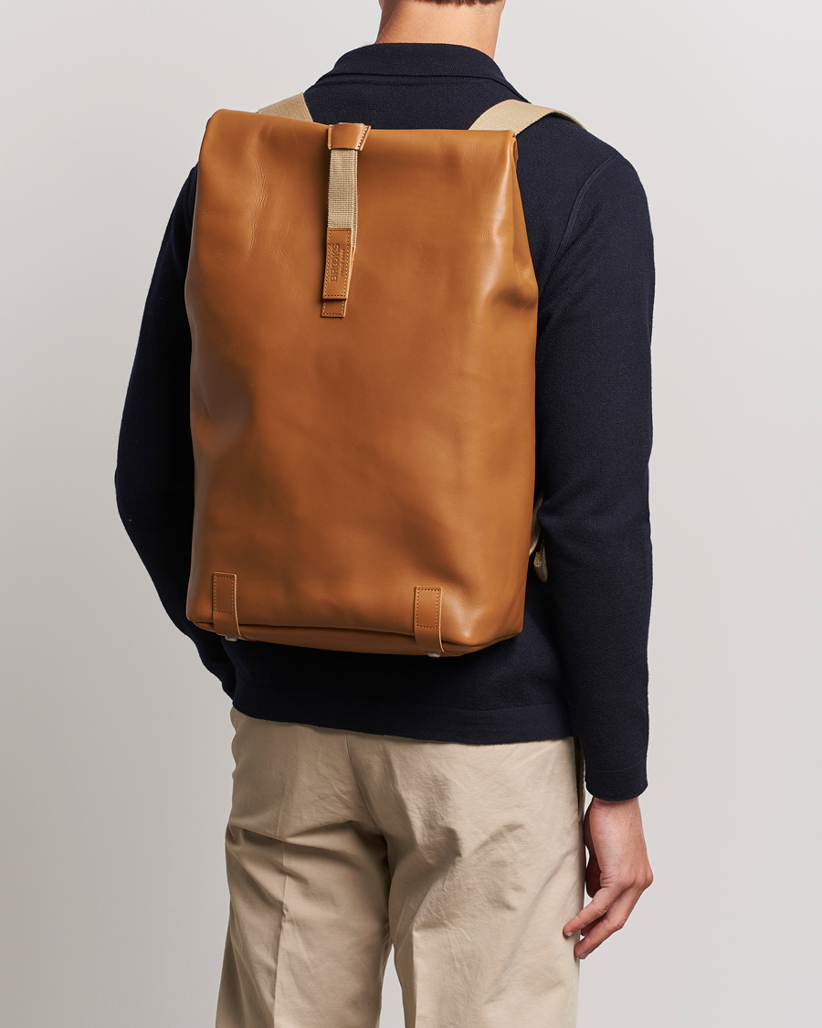 Herre | Rygsække | Brooks England | Pickwick Large Leather Backpack Honey