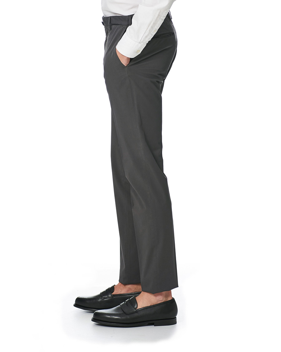 Herre | Bukser | Incotex | Slim Fit Stretch Chinos Dark Grey