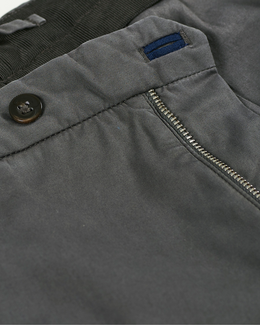 Herre | Bukser | Incotex | Slim Fit Stretch Chinos Dark Grey